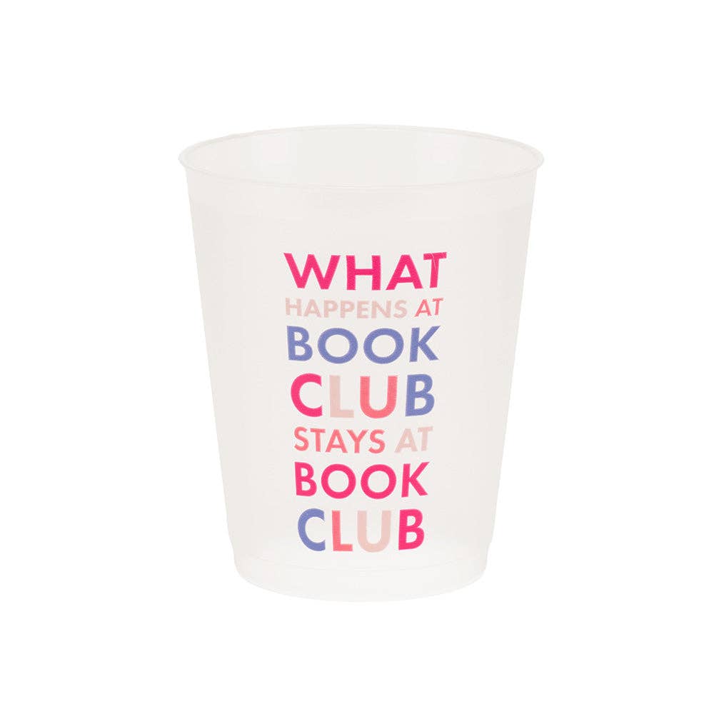 Book Club "What Happens At Book Club" Flex Cups (8 Count)