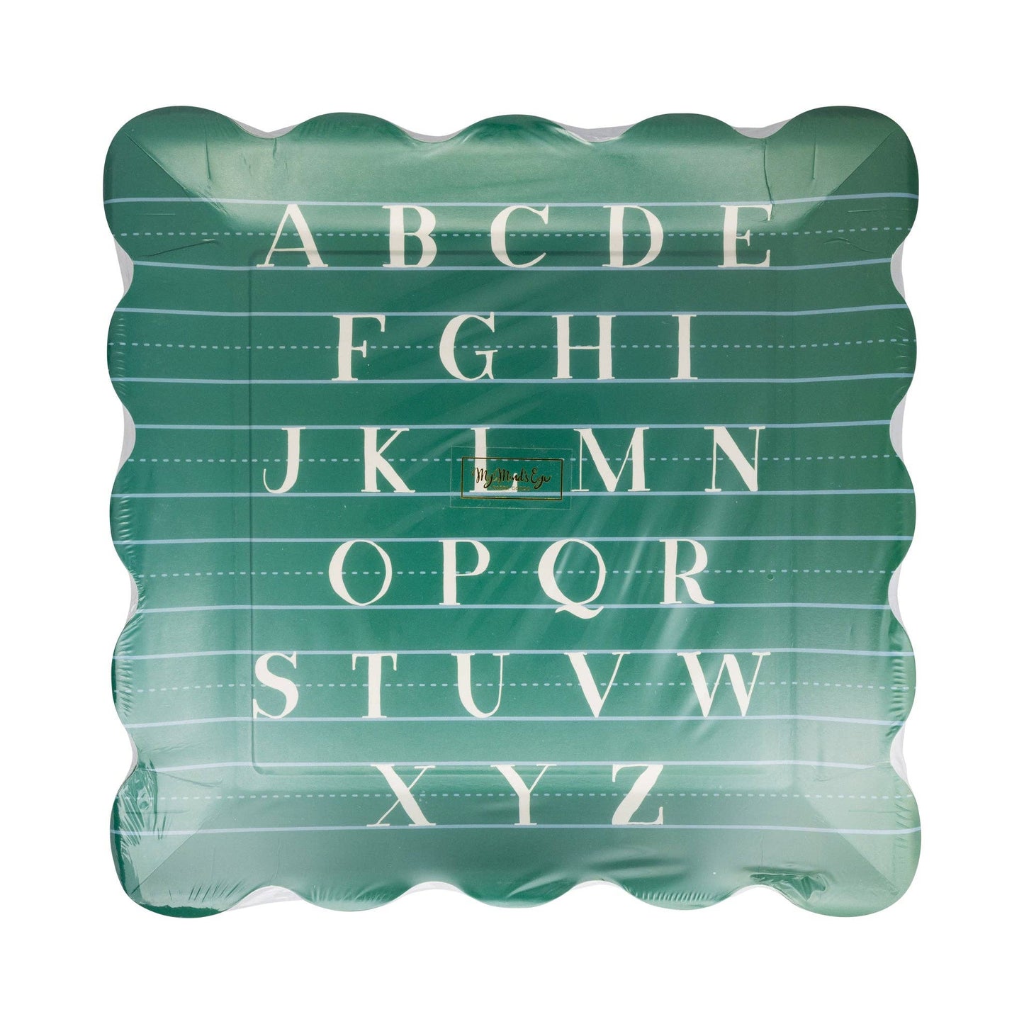 Alphabet Paper Plate (8 Count)