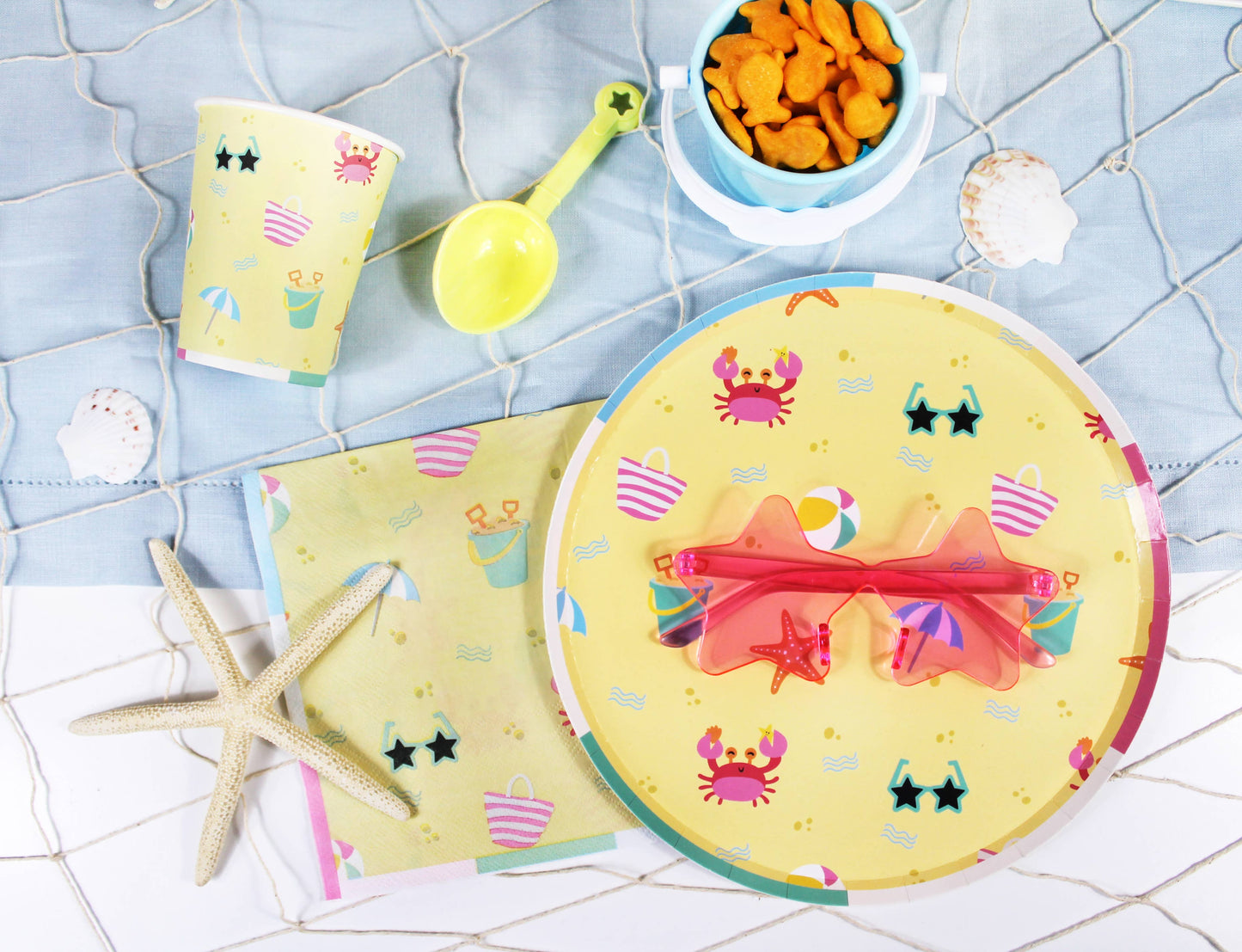 Beach Day Large Plates (12 Count)
