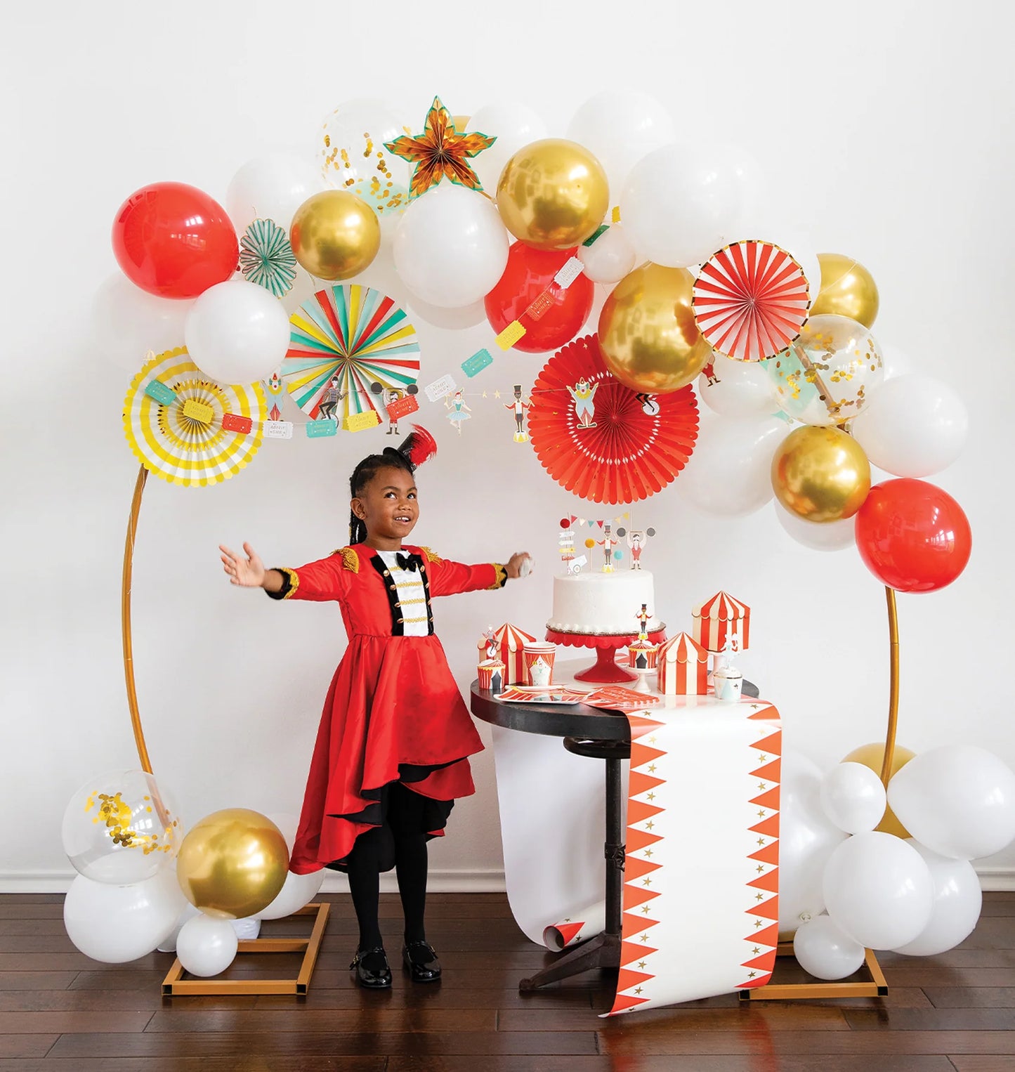 Carnival Party Fan Set (6 Count)