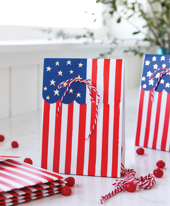 Flag Treat and Favor Bags (12 Count)