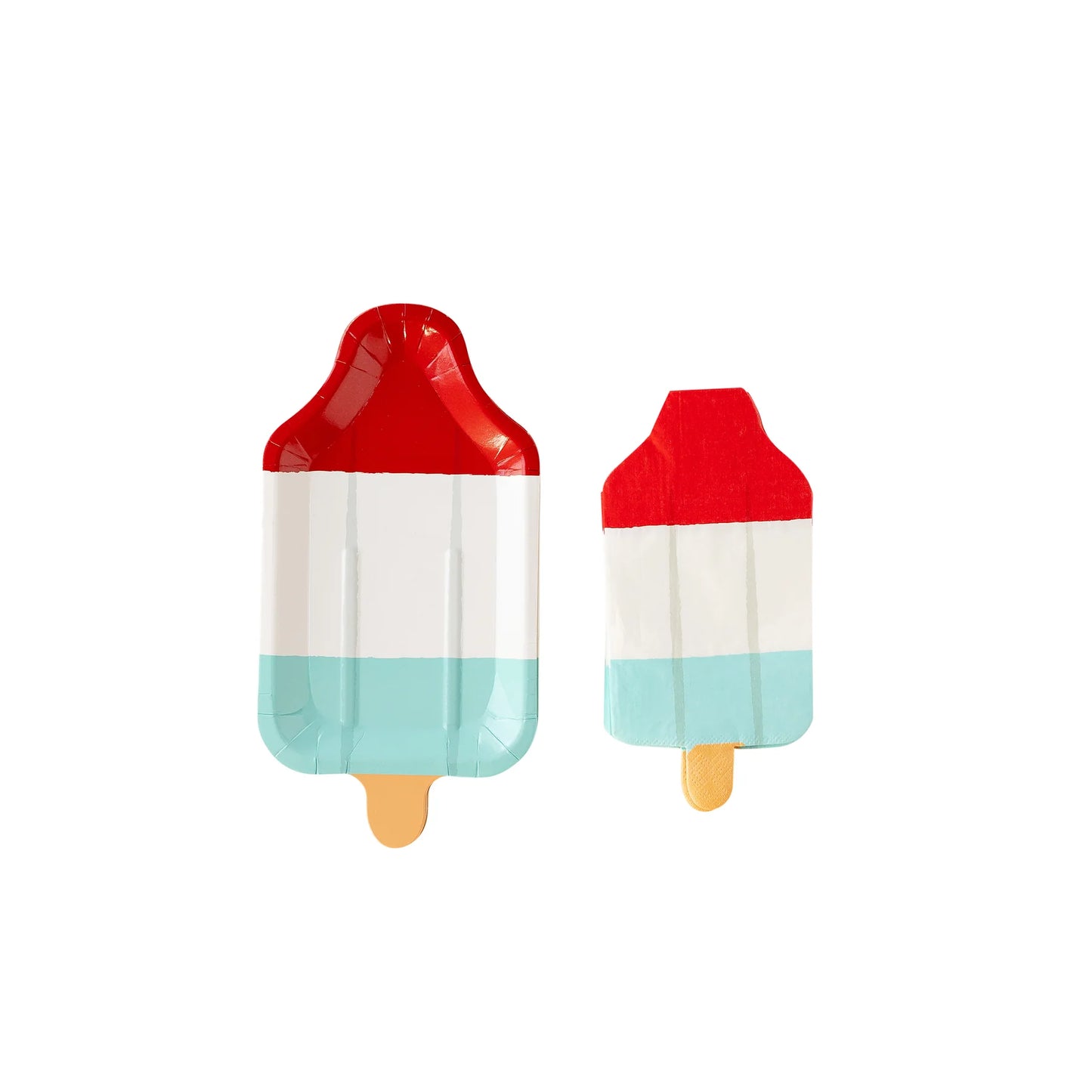 Rocket Pop Shaped Paper Plate (8 Count)
