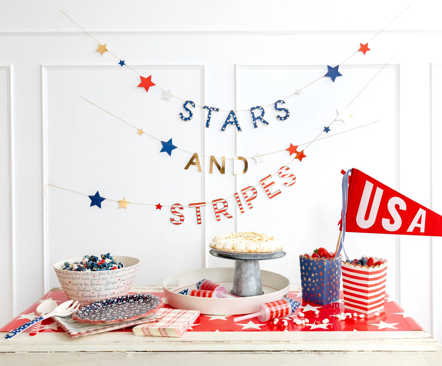 Stars and Stripes Banner (1 Set)