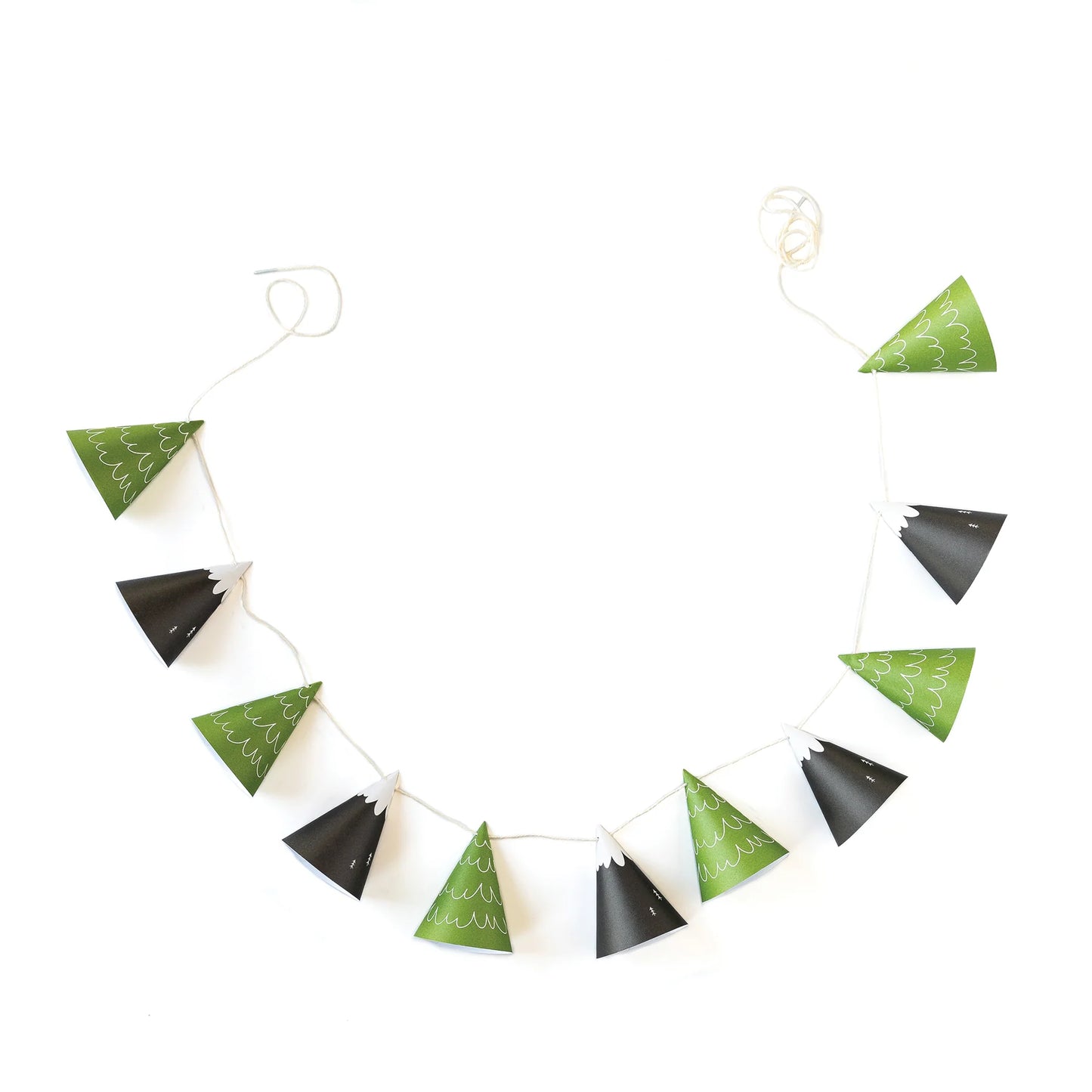 Adventure Awaits Mountain and Tree Cone Banner (1 Count)