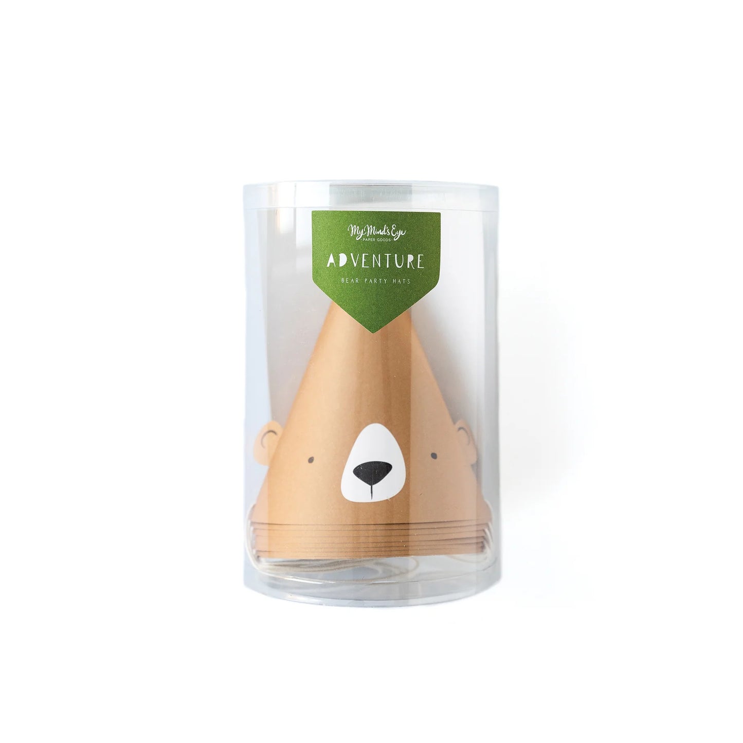 Adventure Awaits Bear Party Hats (8 Count)