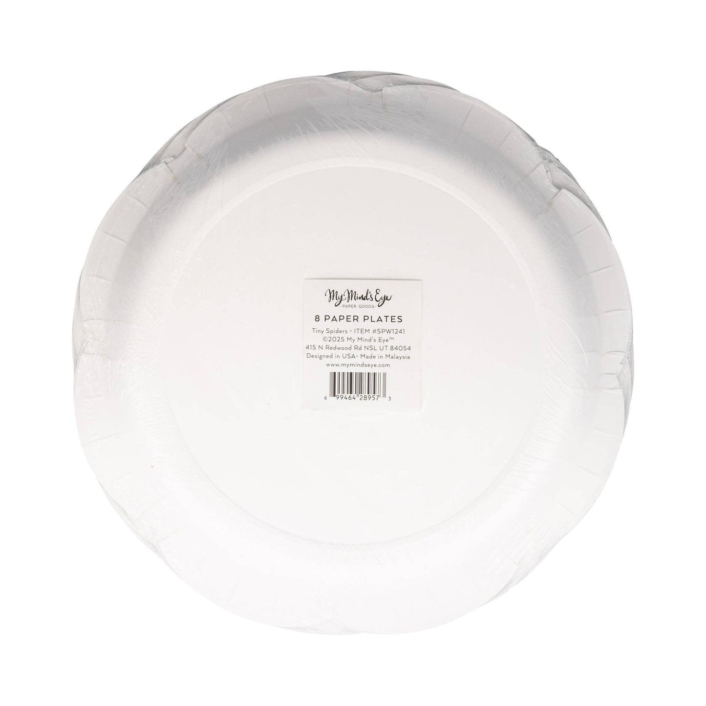 Tiny Spider Paper Plate (8 Count)