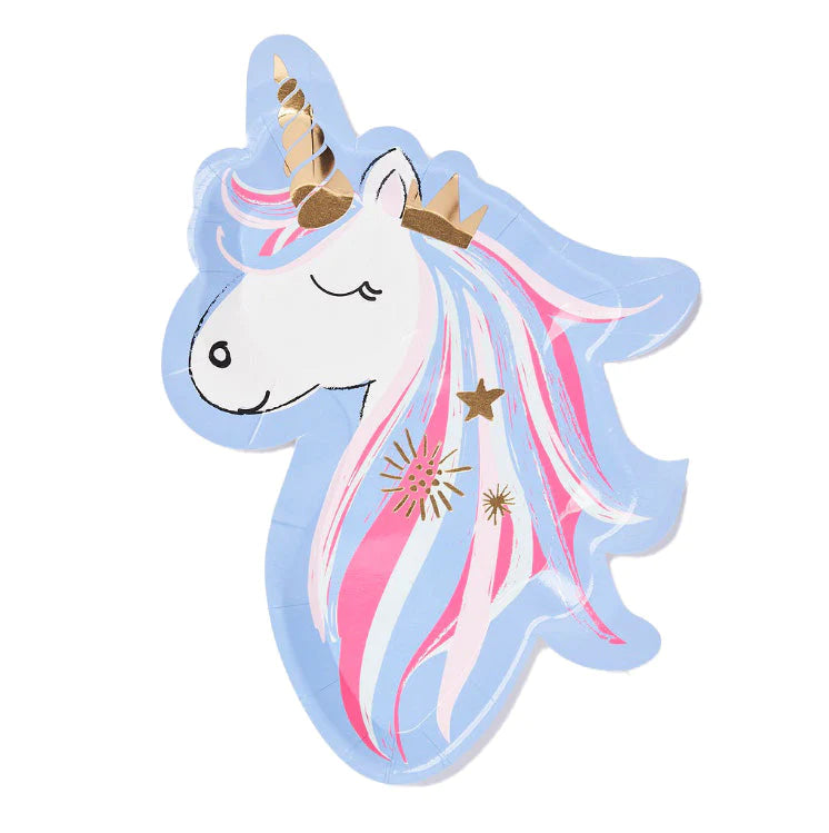 Dreams Come True Unicorn Plates (8 Count)