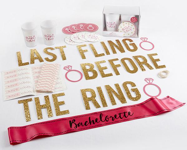 Last Fling Before the Ring Bachelorette Party Kit