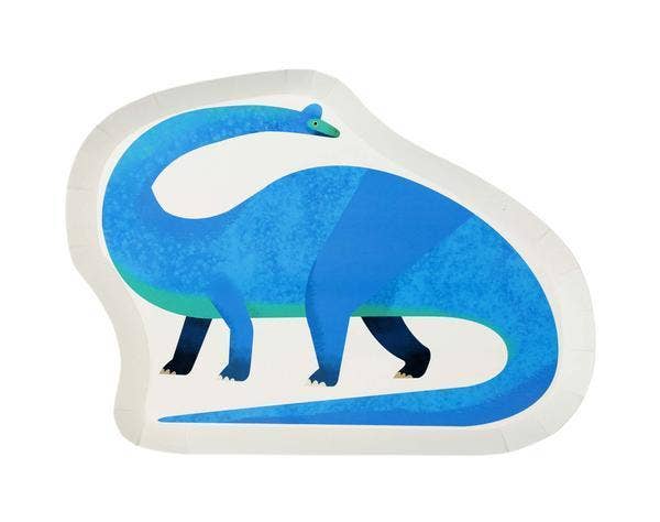 Party Dinosaur Shaped Plates (12 pk)