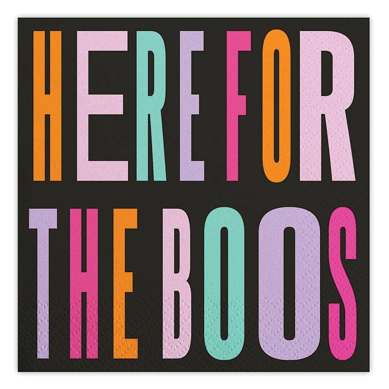 Here For Boos Beverage Napkin (20 ct)