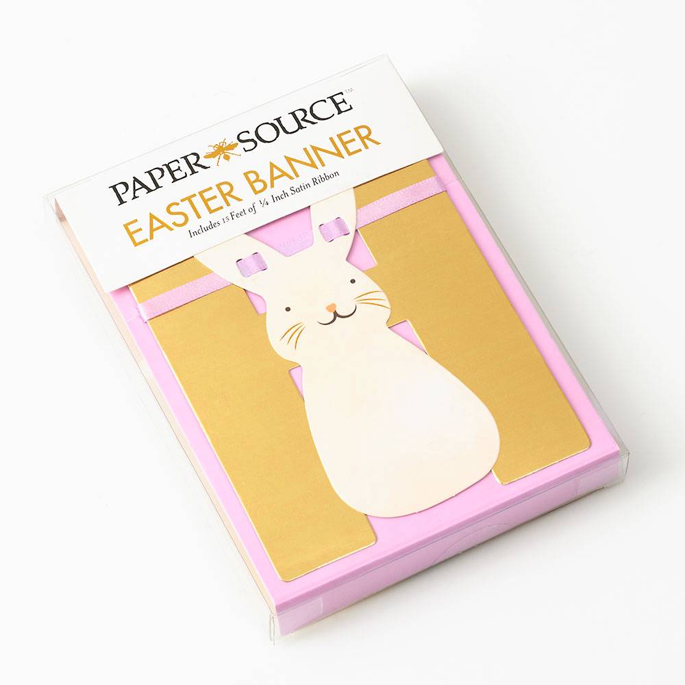 Happy Easter Bunny Banner Set