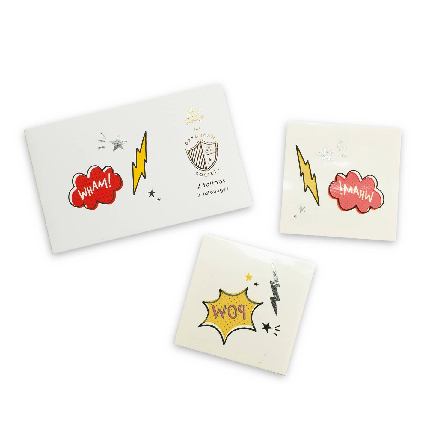Superhero Temporary Tattoos (2 pk)