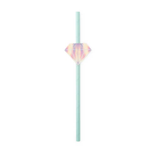 Diamond Gemstone Straws (12 pk)