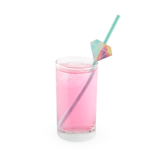 Diamond Gemstone Straws (12 pk)