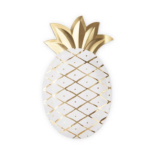 Pineapple Crush Appetizer Plates (8 pk)