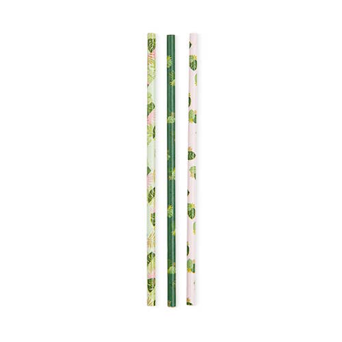 Assorted Monstera Straws (24 pk)