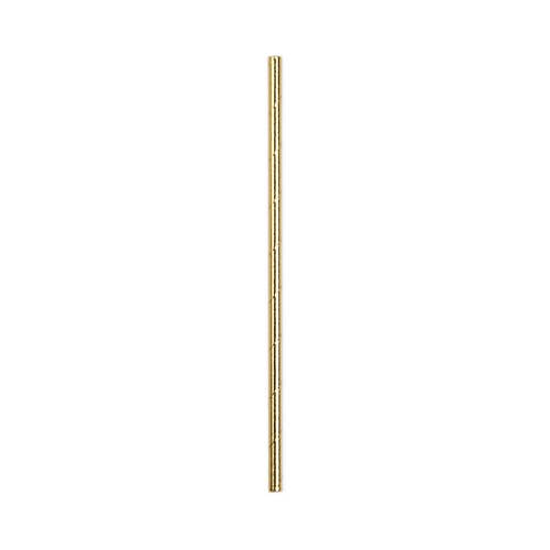 Gold Foil Paper Straws (24 pk)