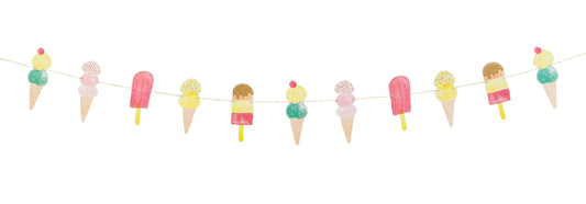 We Heart Ice Cream Garland