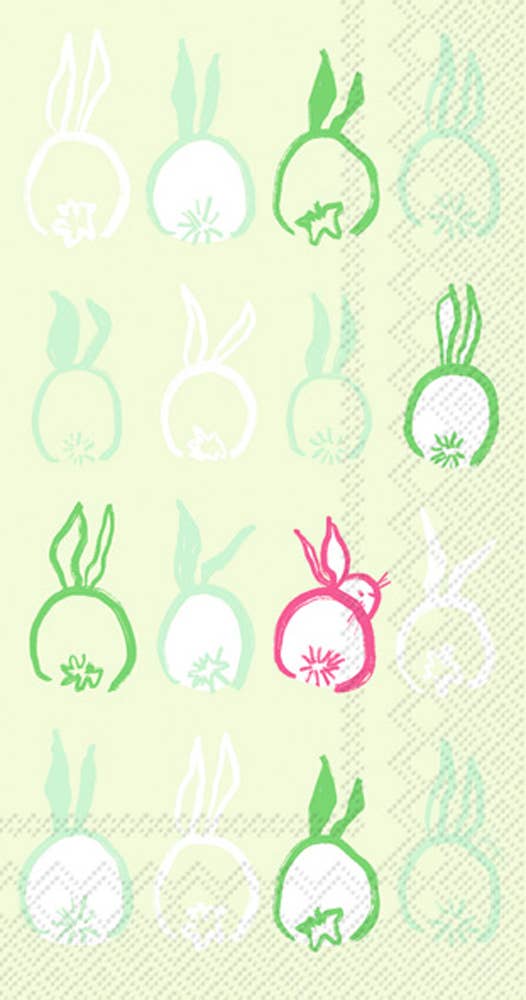 Bunny Tails Guest Towel Napkin (16 Pk)
