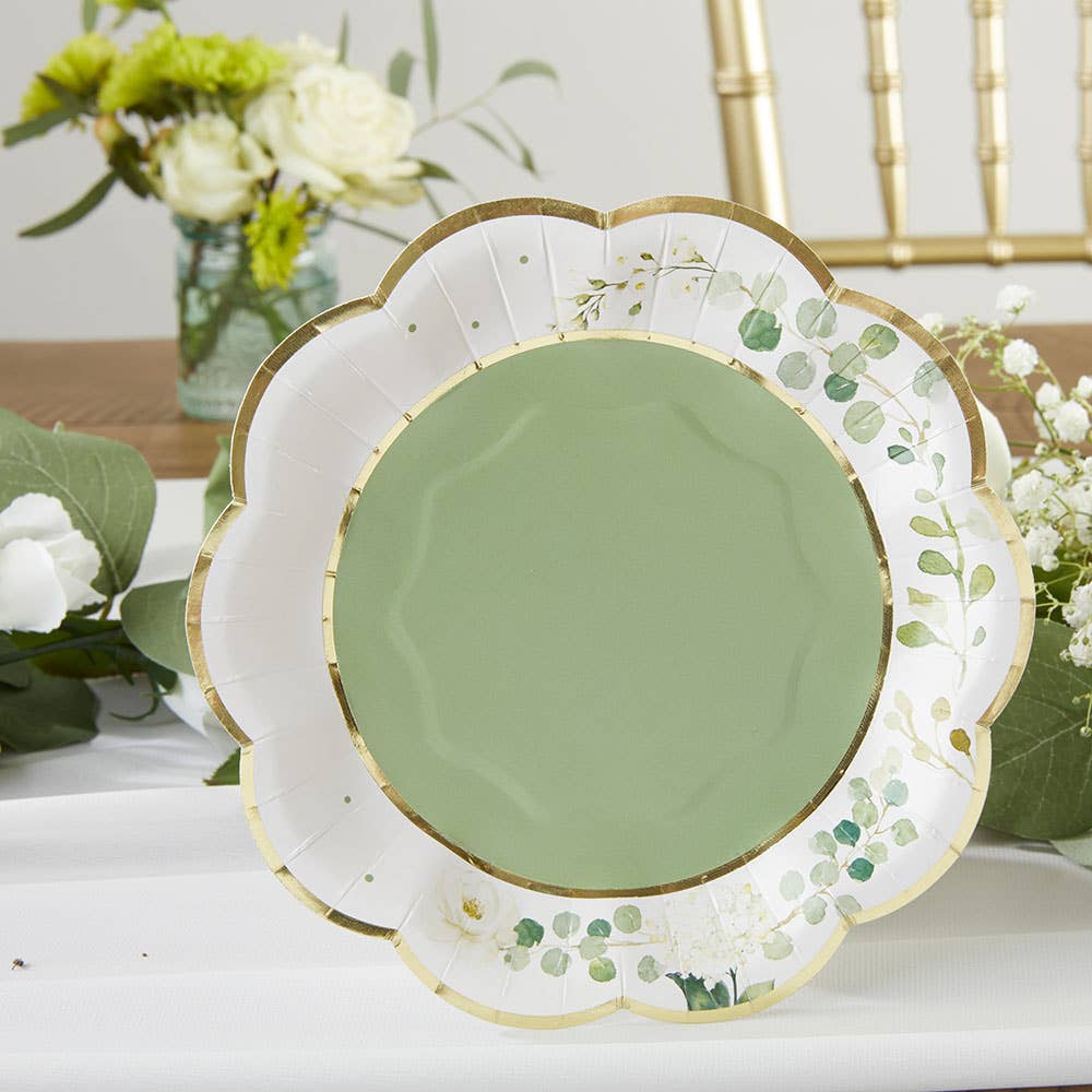 Botanical Garden Small Premium Paper Plates (16 pk)