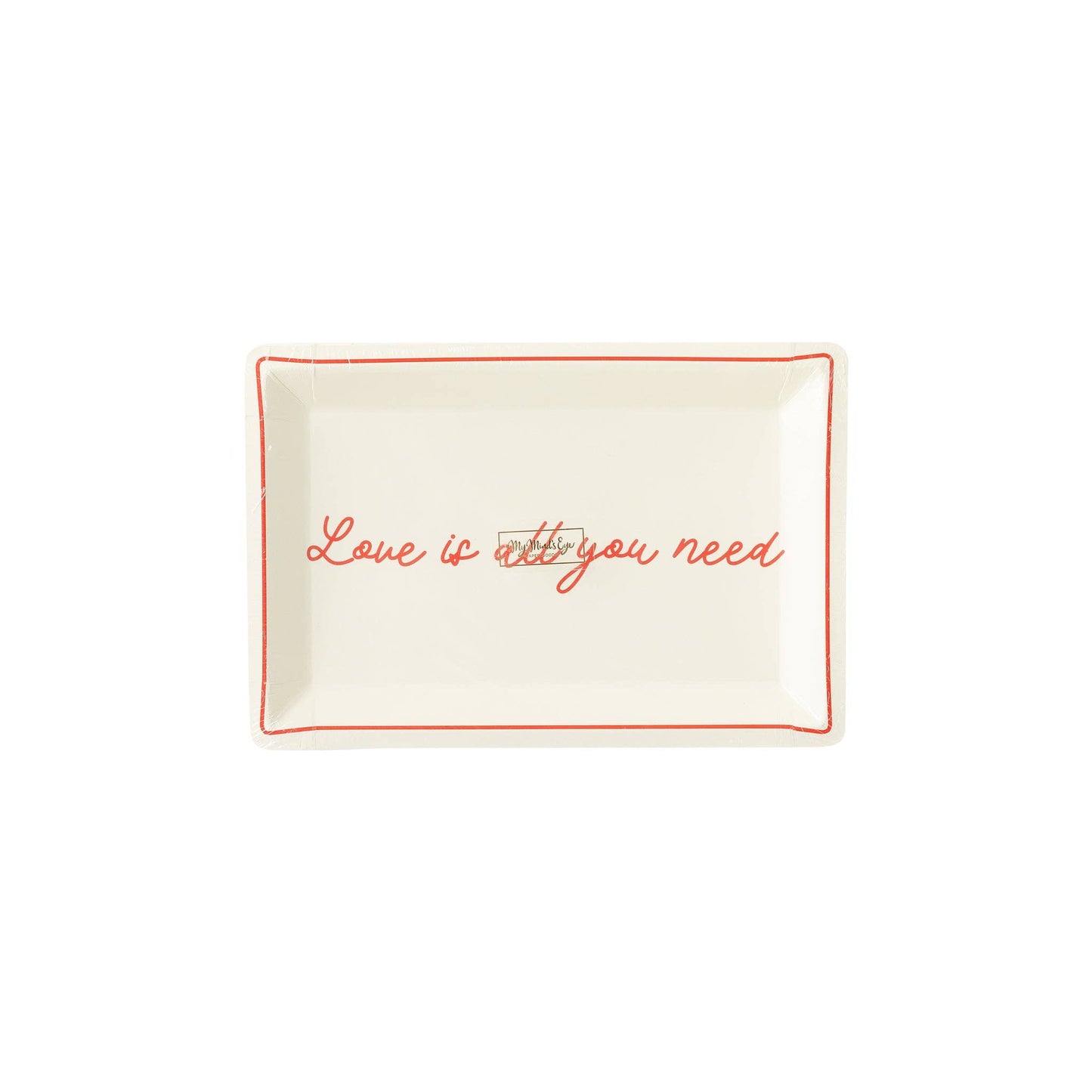 PLTS357C - Love Is All You Need Shaped Plate