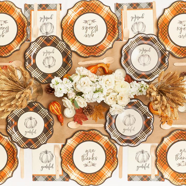 Rustic Harvest Large Plate (8 pk)