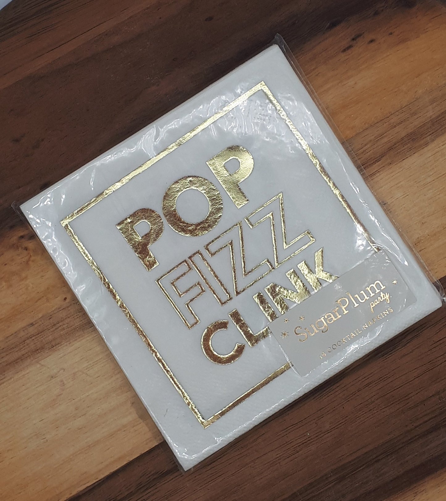 Pop Fizz Clink Beverage Napkins (16 pk)