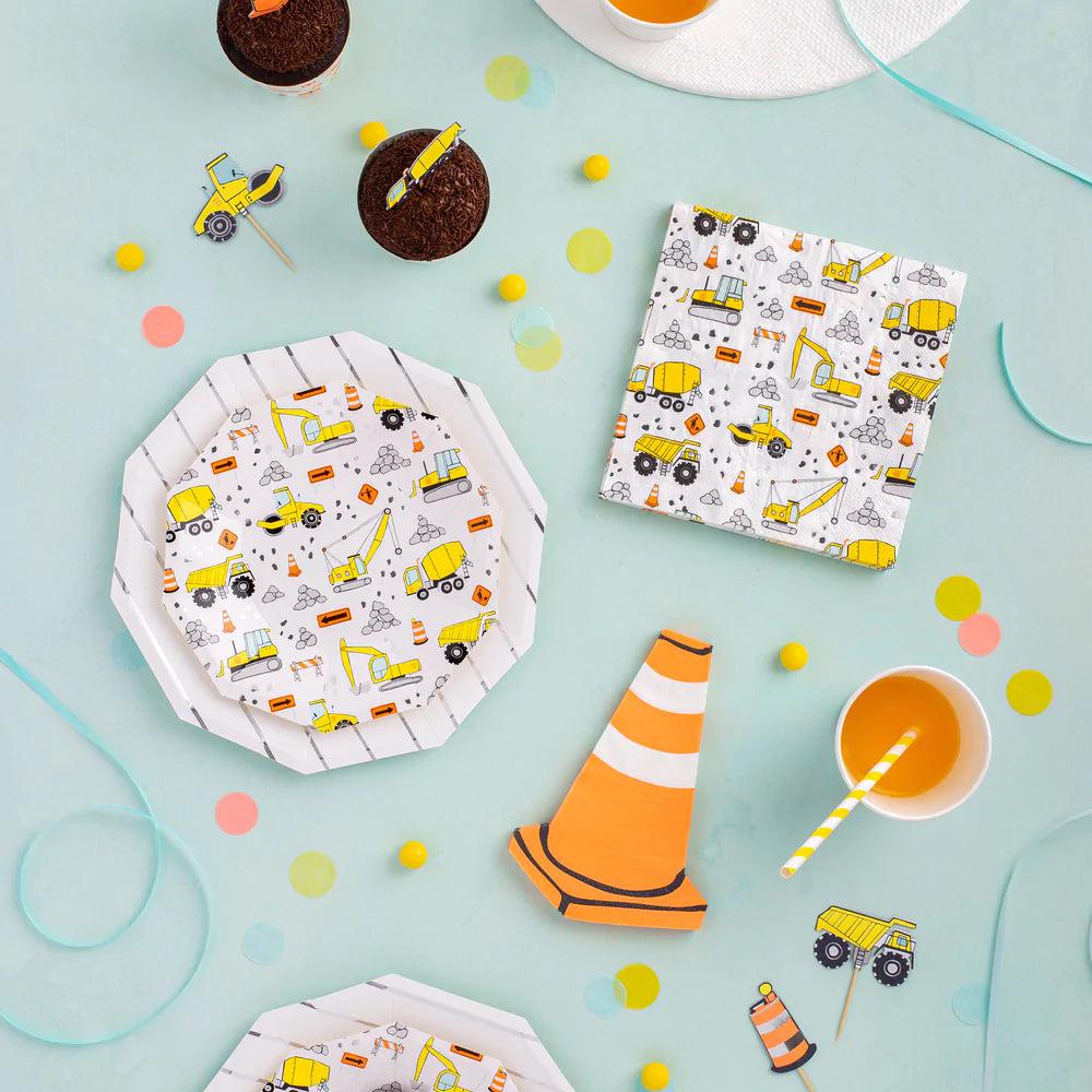 Under Construction Cupcake Decorating Set (Set of 24)