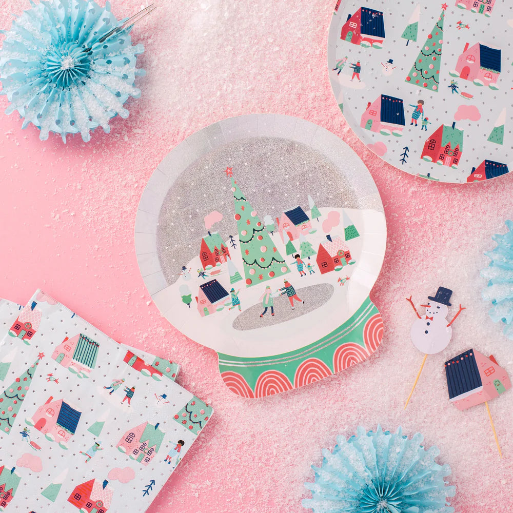 Snow Day Large Plates (8 Pack)