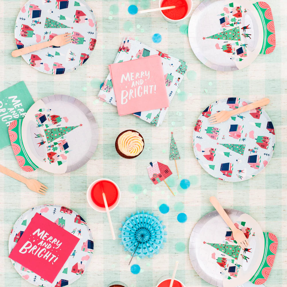 Snow Day Large Plates (8 Pack)