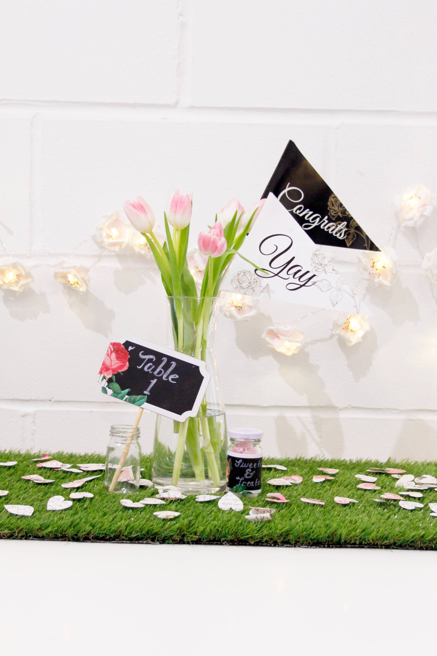 Reusable Grass Table Runner