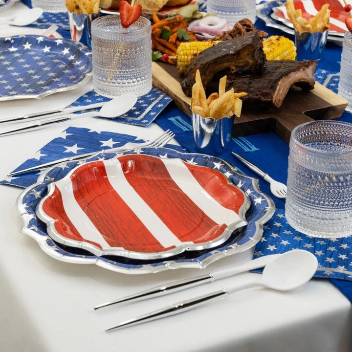 Stars and Stripes Beverage Napkins (16 Count)