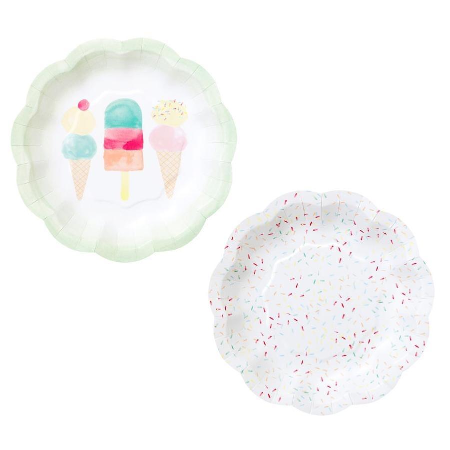 We Love Ice Cream Plates (12 pk)