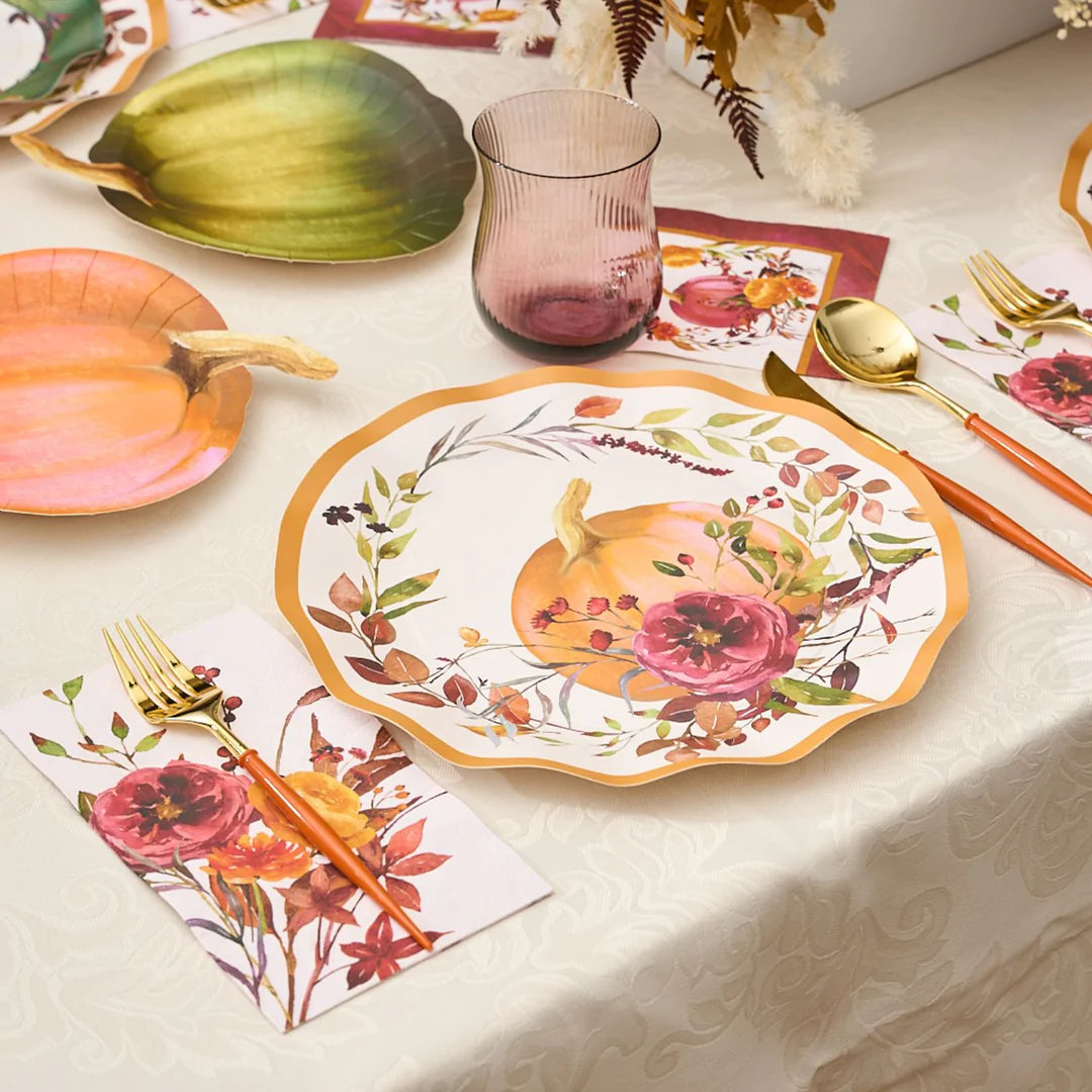 Harvest Bouquet Large Plate (8 pk)