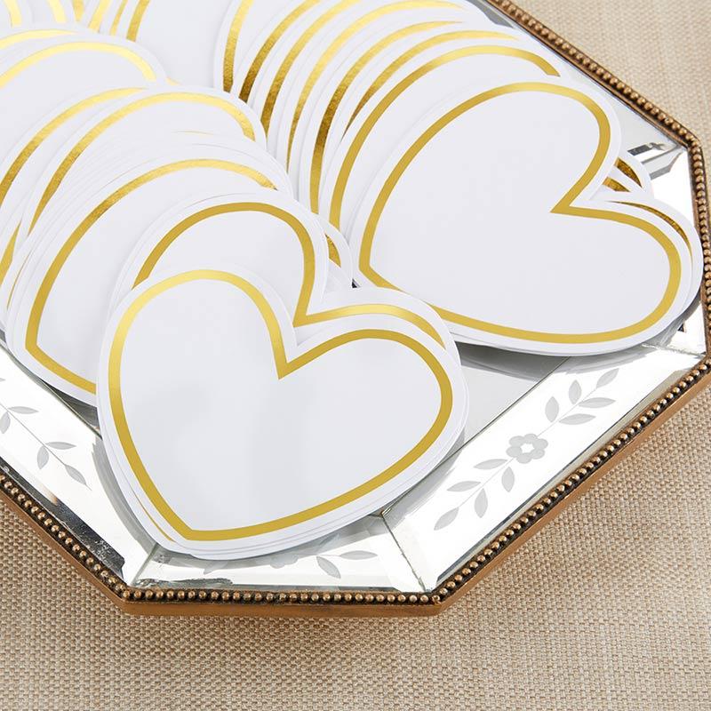 Wedding Wish Jar with Heart Shaped Cards (100 pk)