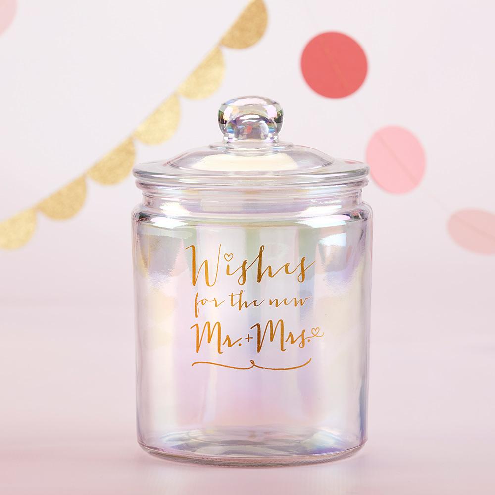 Wedding Wish Jar with Heart Shaped Cards (100 pk)
