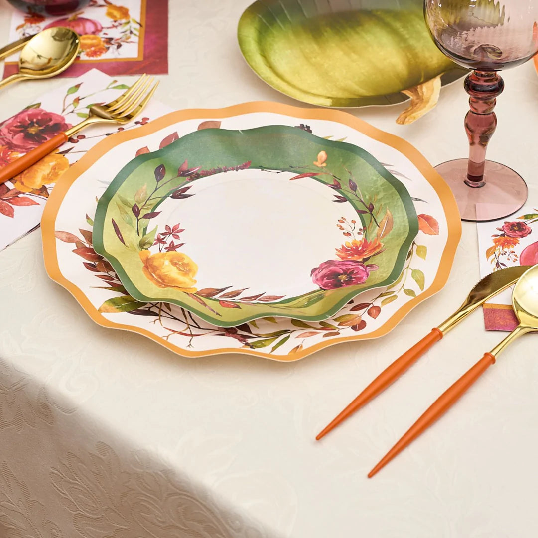 Harvest Bouquet Large Plate (8 pk)