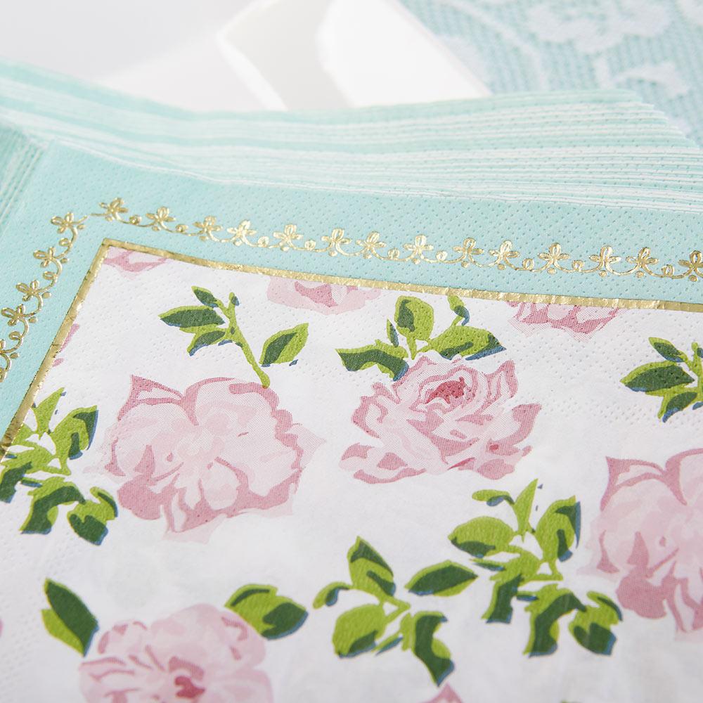 Tea Time Whimsy Napkins in Blue (30 pk)