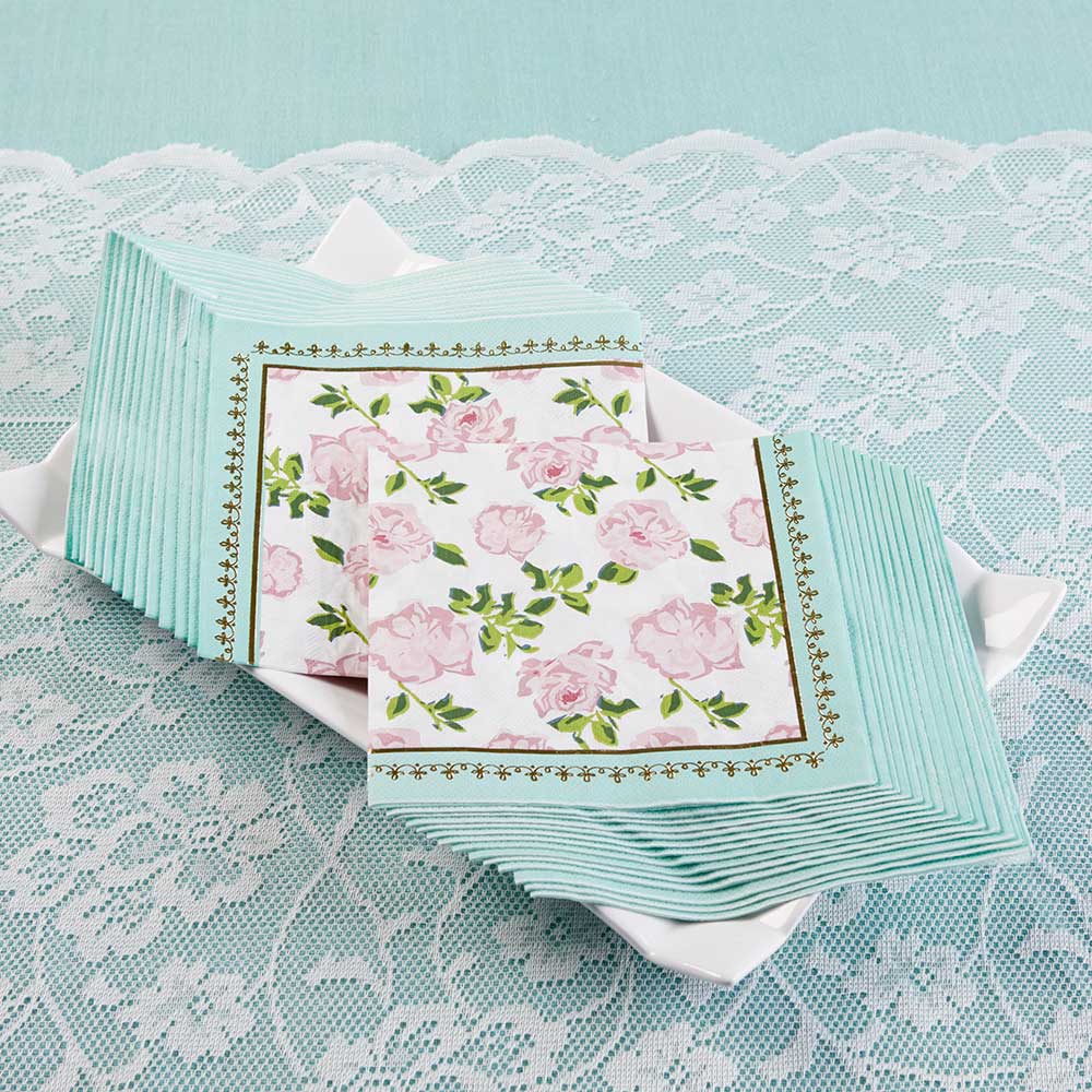 Tea Time Whimsy Napkins in Blue (30 pk)