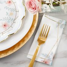 Geometric Floral Napkins (30 pk)