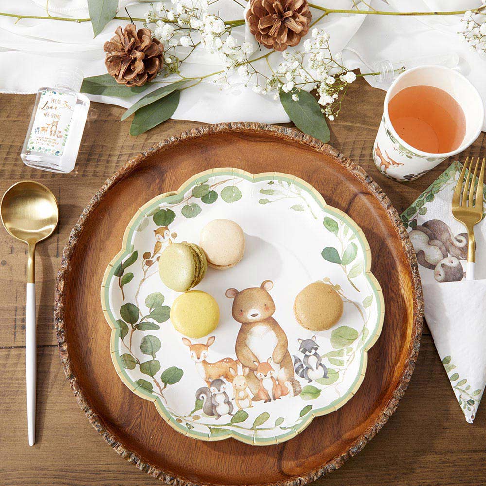 Woodland Creatures Large Paper Plates (16 pk)