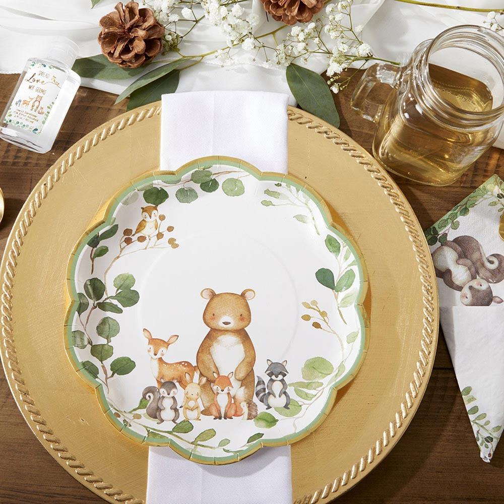 Woodland Creatures Large Paper Plates (16 pk)