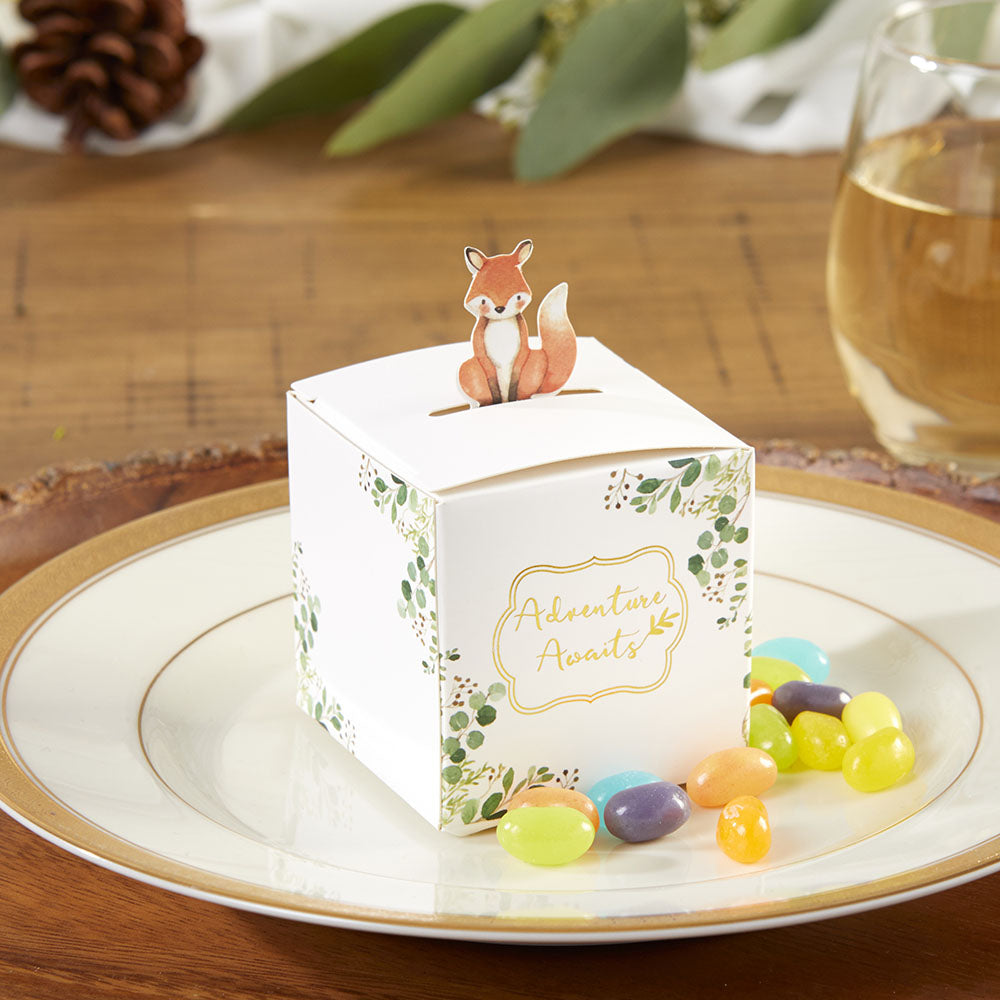 Woodland Creature Favor Box (Set of 24)