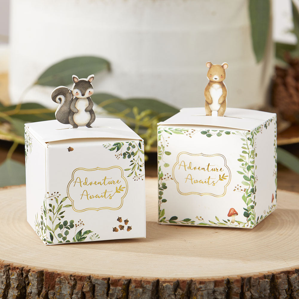Woodland Creature Favor Box (Set of 24)