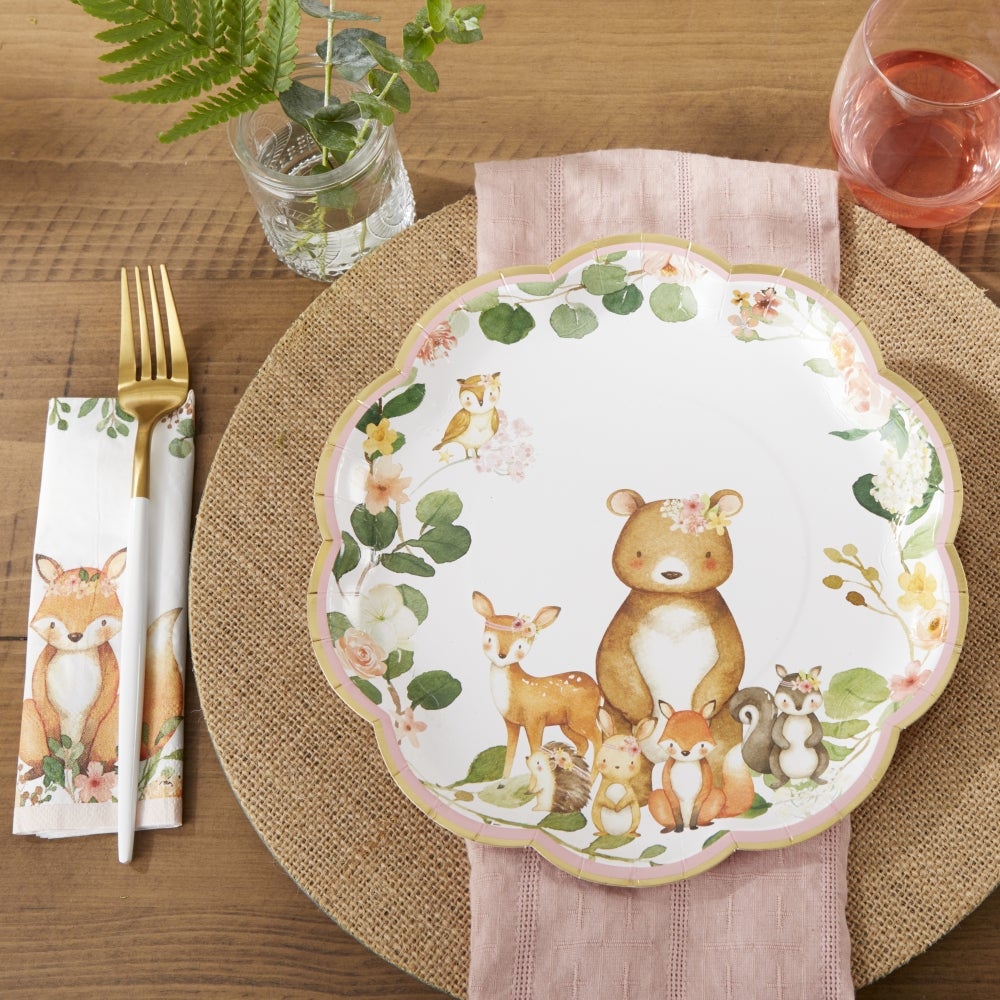 Woodland Pink Napkins (30 Pk)