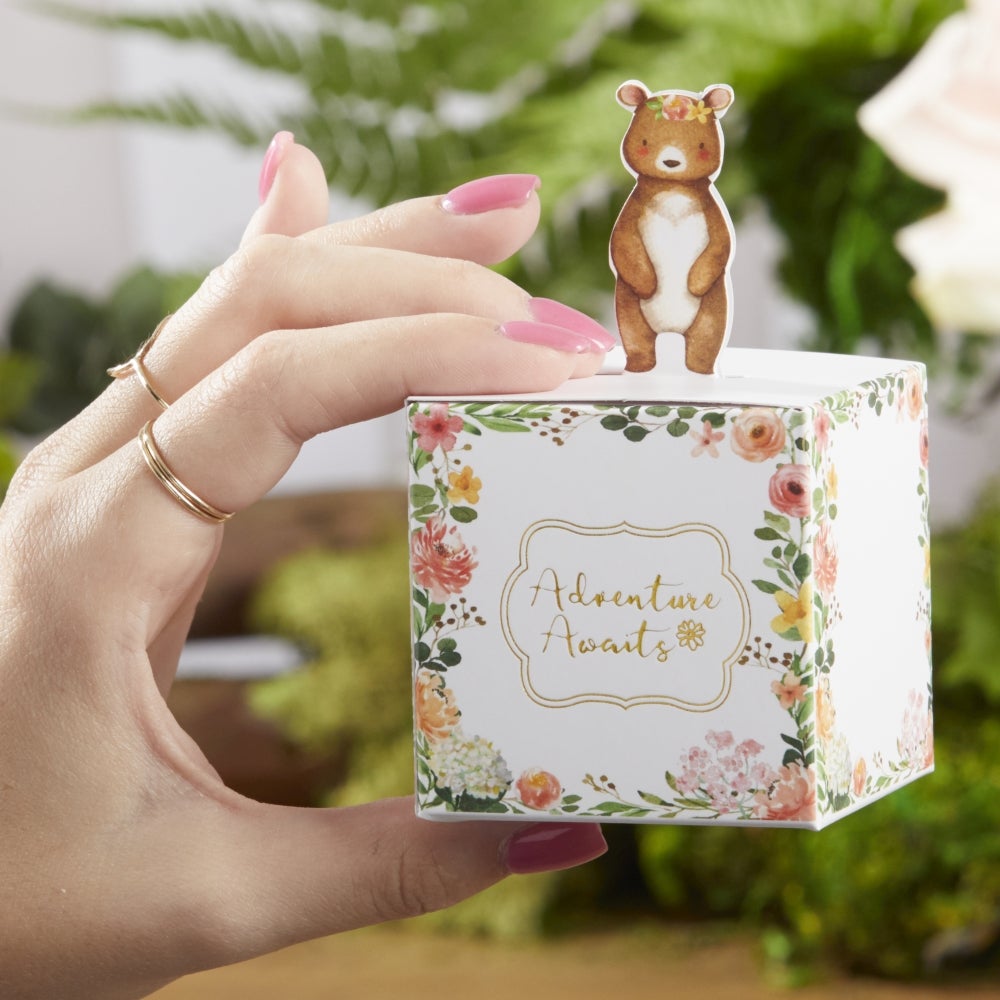 Woodland Pink Favor Box (Set of 24)