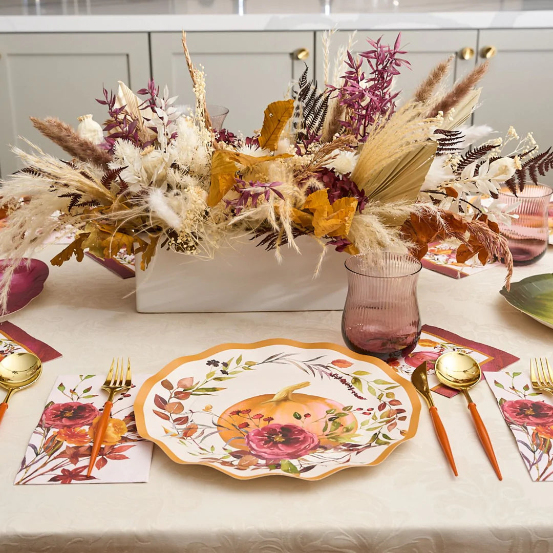 Harvest Bouquet Large Plate (8 pk)