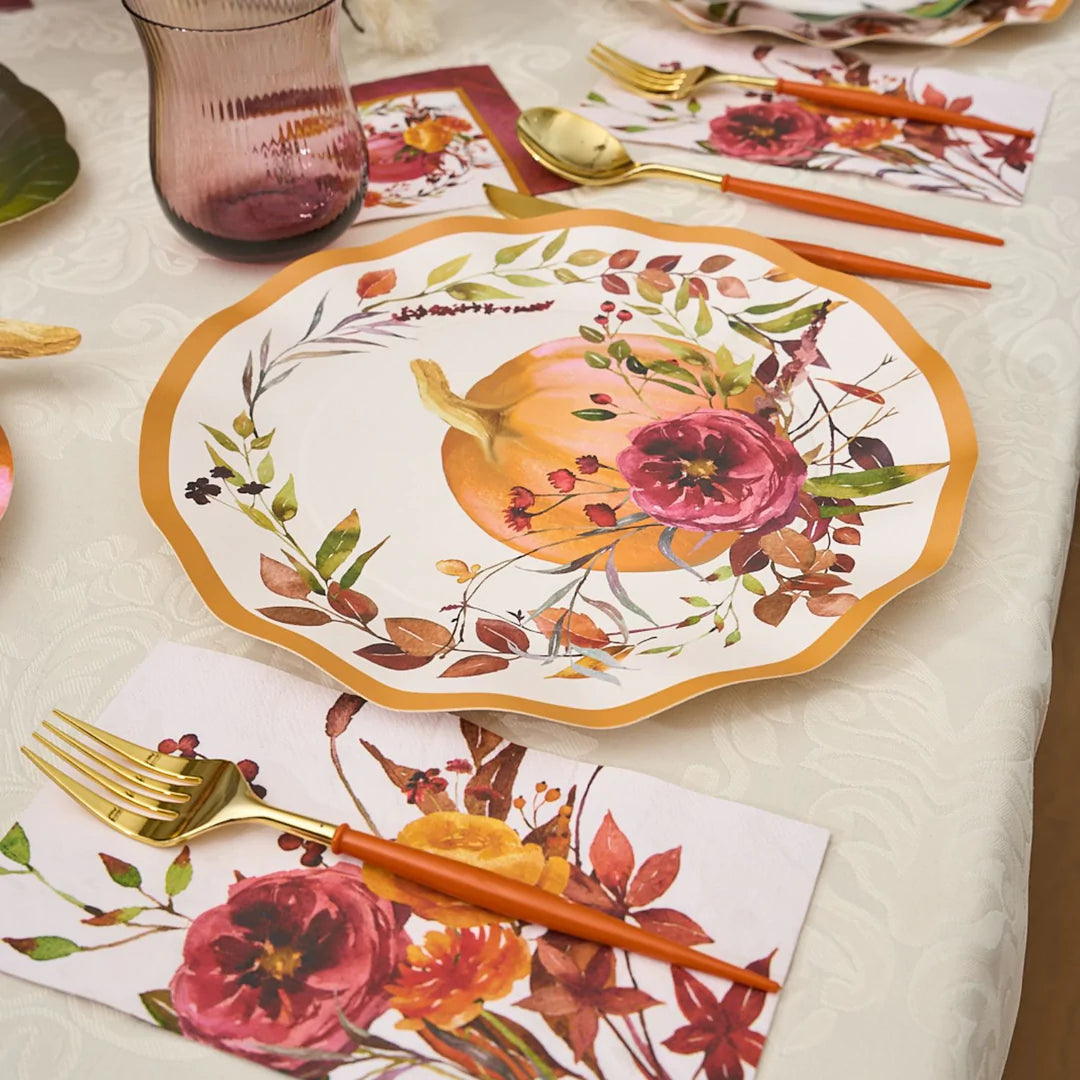 Harvest Bouquet Large Plate (8 pk)