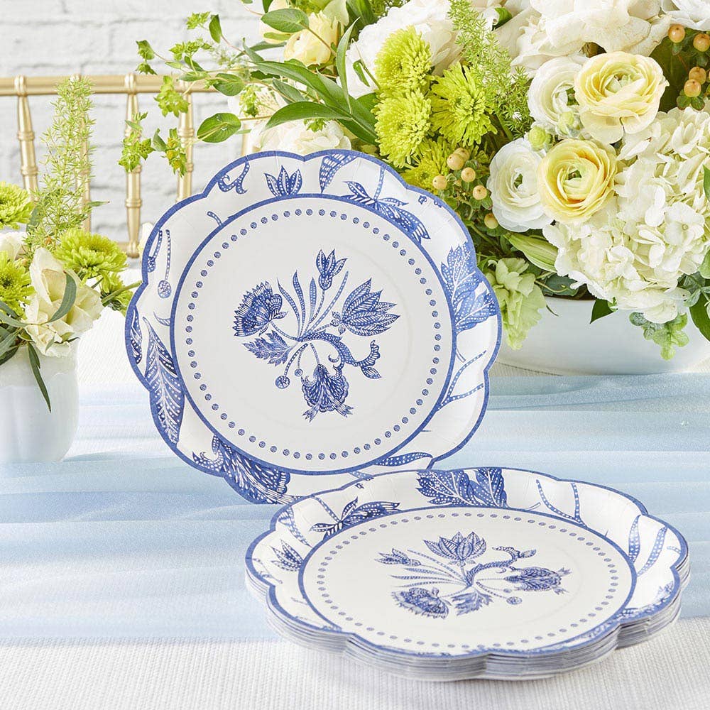 Blue Willow Premium Dinner Plates (16 pk)
