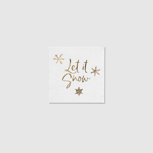 Let It Snow Cocktail Napkins (25 Pack)